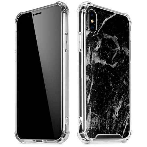 Crushed Black iPhone XS Max Clear Case